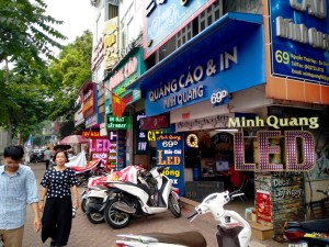 LED Gasse Old Quarter Hanoi